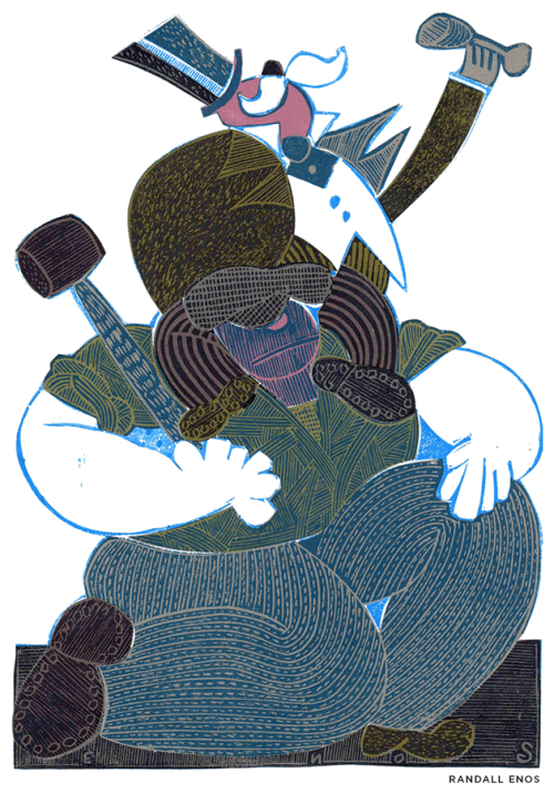 Illustration by Randall Enos.
