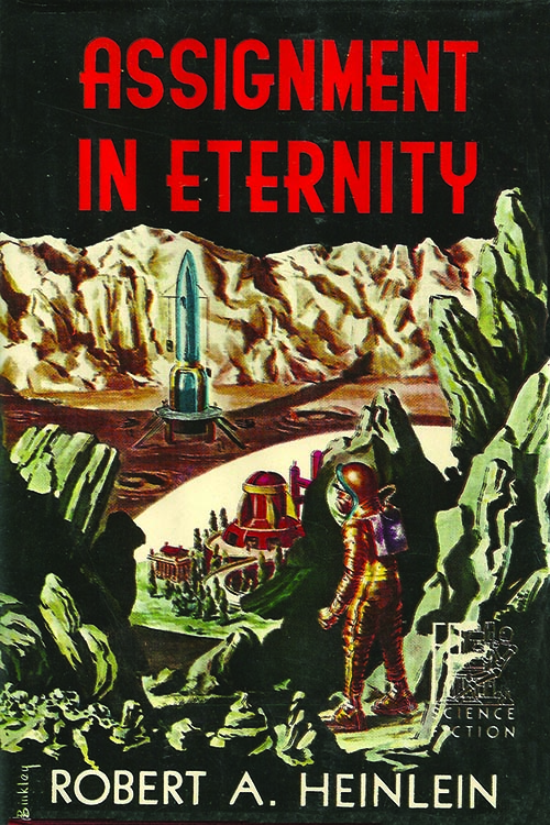 Cover of Robert Heinlein's "Assignment in Eternity."