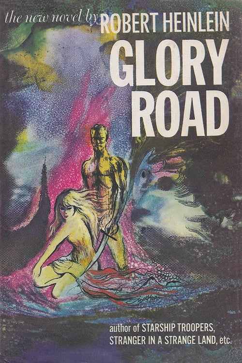 Cover illustration of Robert Heinlein's "Glory Road."