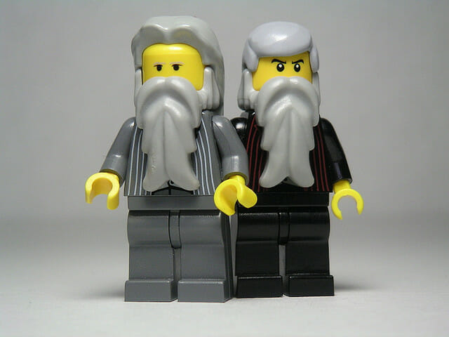 Marx and Engels lego figures