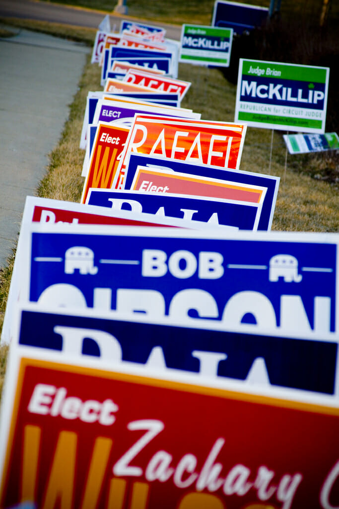 campaign signs