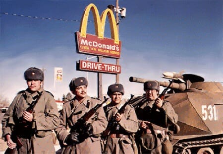 Still from Red Dawn, 1984.