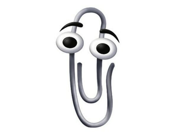 the microsoft office talking paperclip