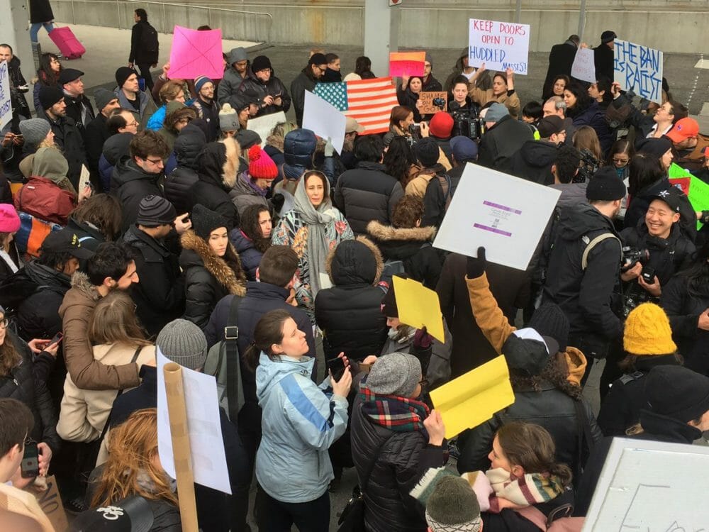 JFK airport Rally