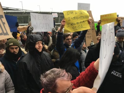 JFK Airport Rally