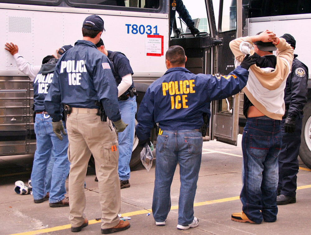 ICE police raid