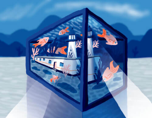 Art for A Year in the Face.